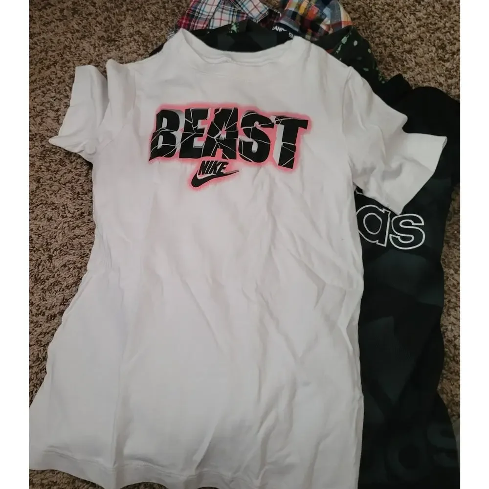 Nike, Lands End, Adidas, Prime Boys top Bundle- size Small- 6 pieces